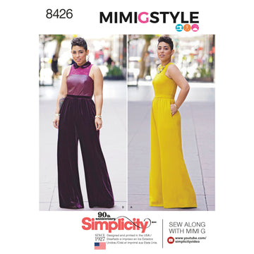 Simplicity Pattern 8426 Women's & Plus Size Jumpsuit by Mimi G 8426 - Sewing Pattern
