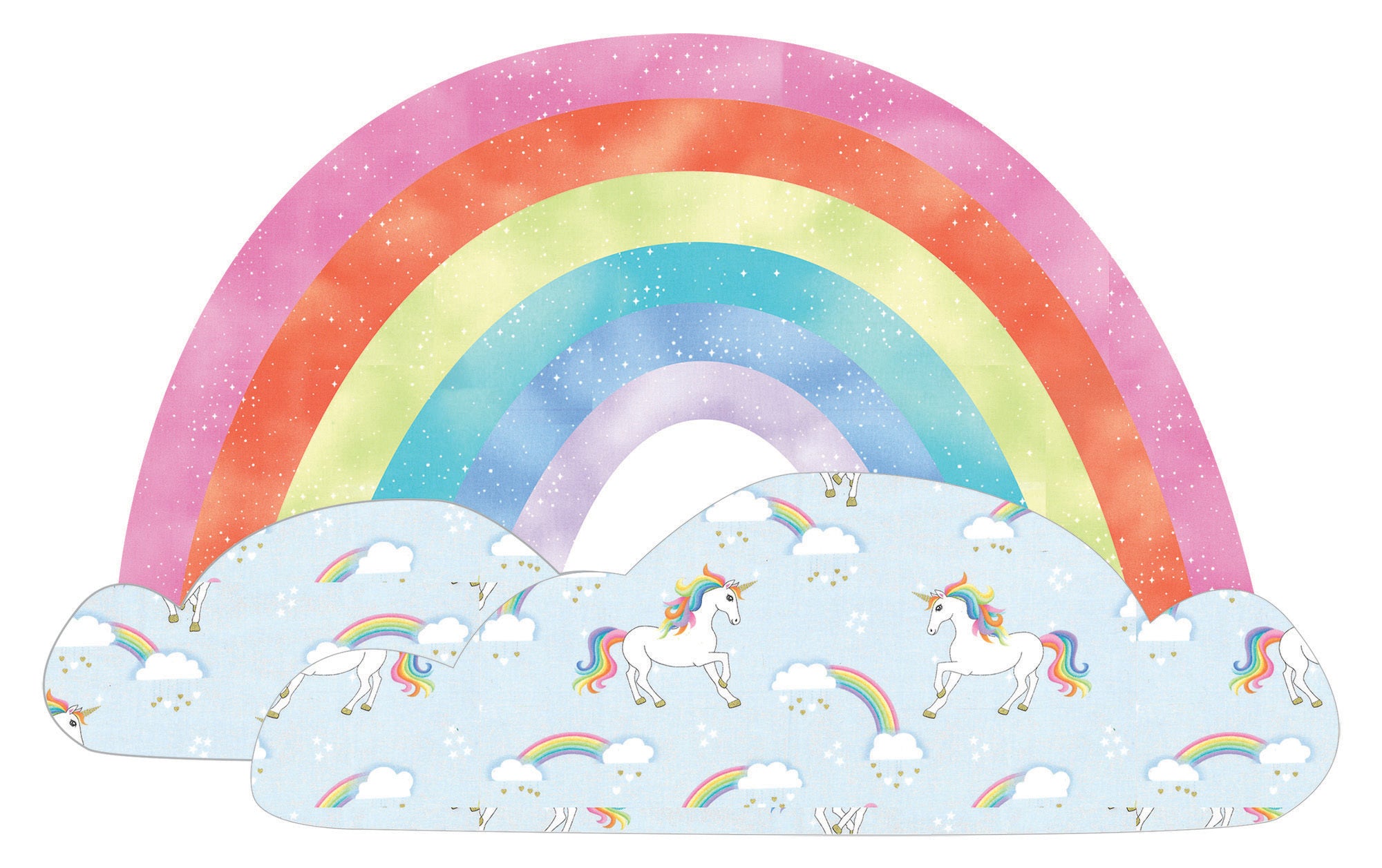 Michael Miller Fabrics Over The Rainbow Pillow - Downloadable PDF