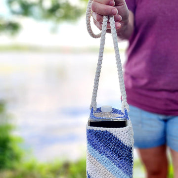 Water Bottle Holder with Phone Pocket