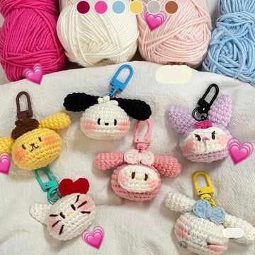 Kitty Cat & Friends Doll Heads Crochet Patten