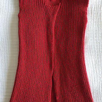 Eloise Plus - Fisherman’s Rib, cross front Vest