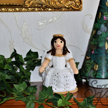 Christmas Tree Angel Ornament Festive Decoration Snoo's Knits