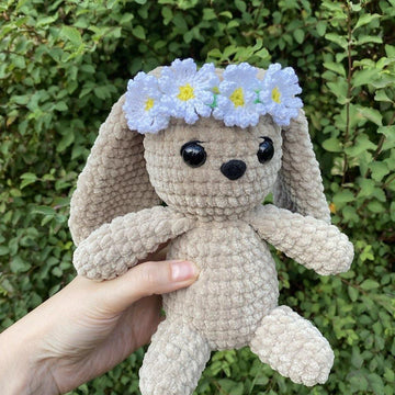 Bunny with Flower Crown