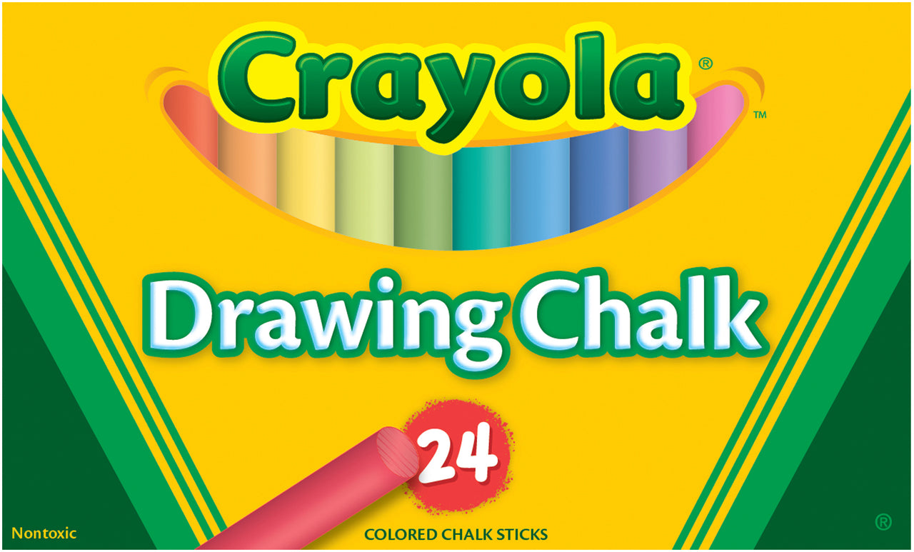 Crayola Drawing Chalk - 24/Pkg