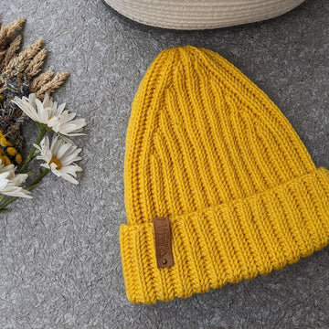 Crochet Ribbed Hat