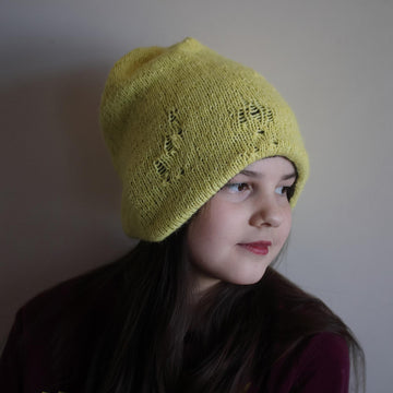 Distressed Swirl Beanie