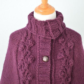#206 Floral Top-Down Cape