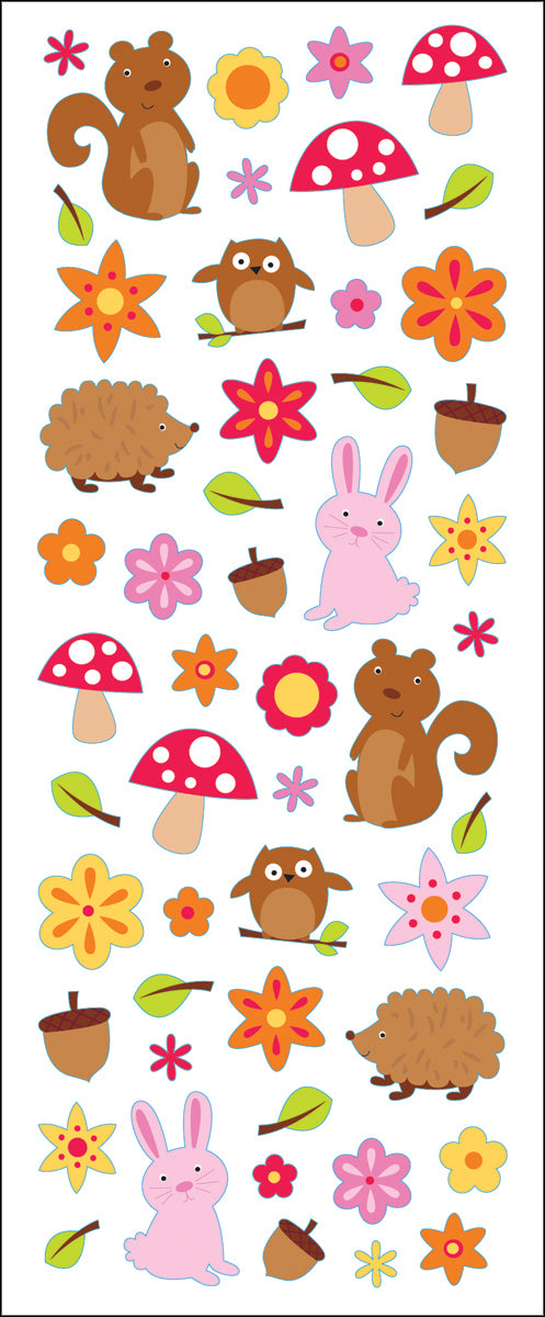 Sticko Dimensional Stickers - Woodland Animals