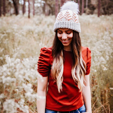Pine Fair Isle Hat