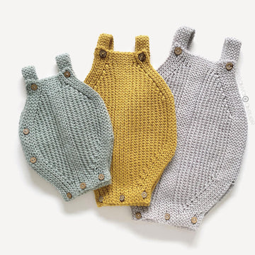 5 sizes - SNAPPY Crochet Romper