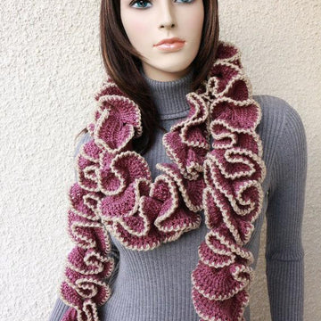 Ruffle Scarf Unique Design