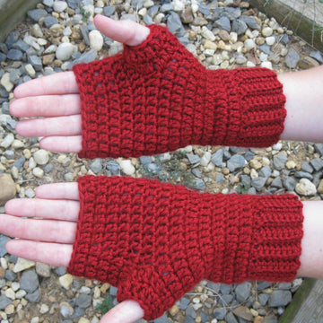 Red Riding Hood mitts