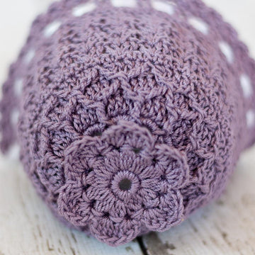 Lavender Blue Baby Bonnet