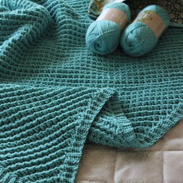 C2C Reversible Waffle Blanket
