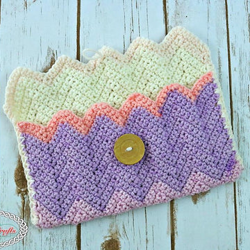 Chevron Clutch Purse