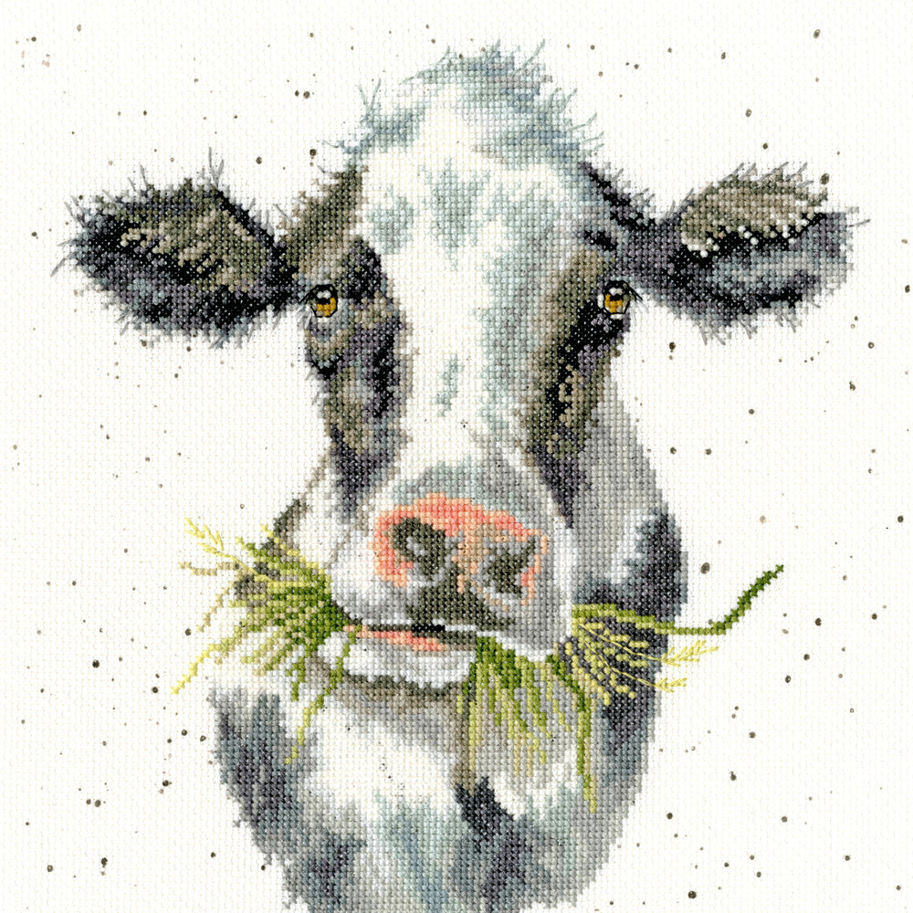 Bothy Threads Milk Maid Cross Stitch Kit - 26 x 26cm