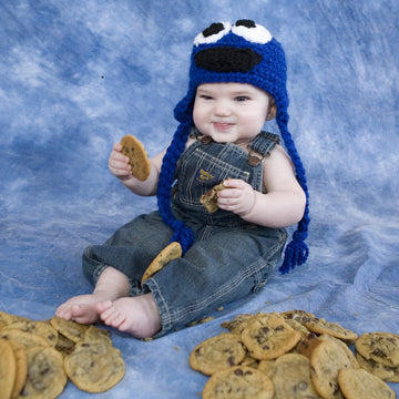 Cookie Monster Baby Hat