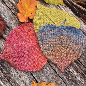 Linden leaf ornament two sizes