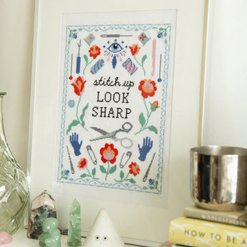 Wool and the Gang Look Sharp Cross Stitch Kit