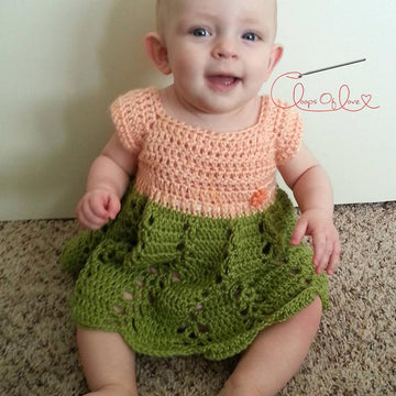 Ribbon & Lace Infant Dress