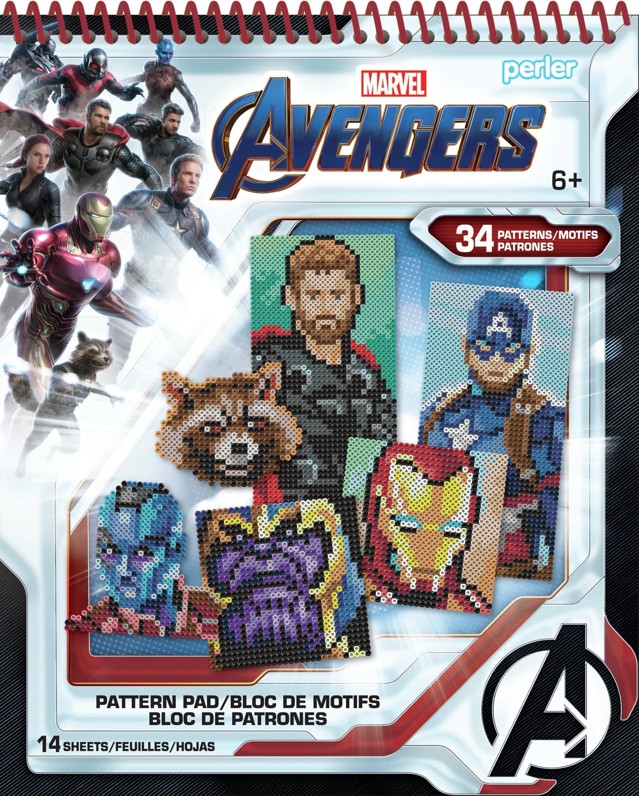Perler Avengers Fused Bead Pattern Pad - 575452