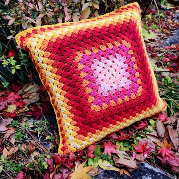 Sunset Dream Granny Cushion