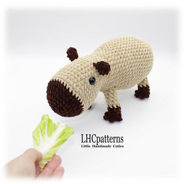 Seamless Capybara Crochet Pattern