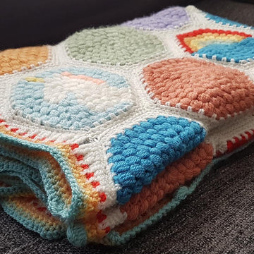 Hexipuff Unicorn Blanket