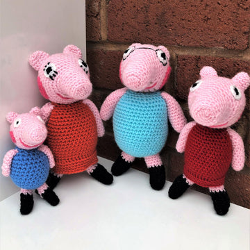4 Peppa Pig Crochet Patterns