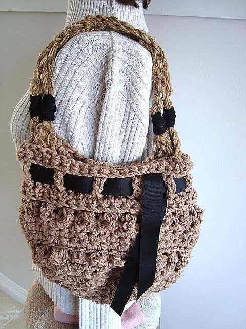 537 Bobble Stitch Purse or Bag