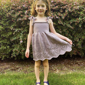 "Wild Irises" Girls Dress