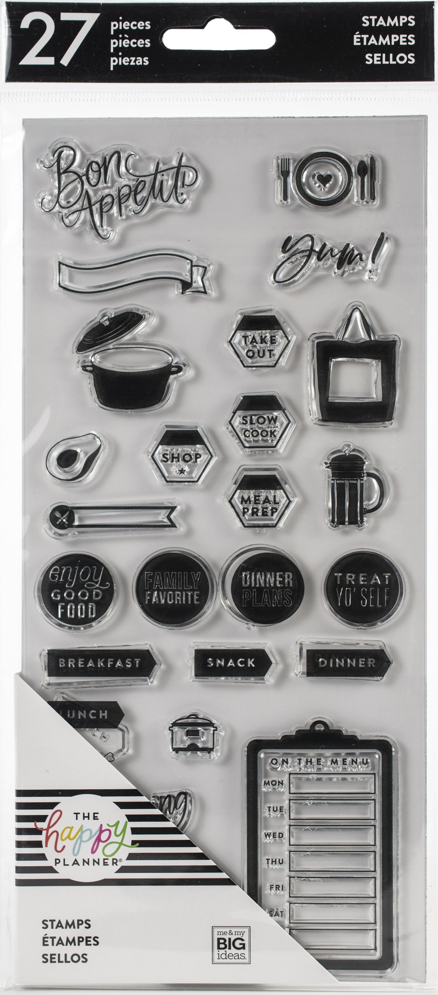 Happy Planner Clear Stamps - Recipe