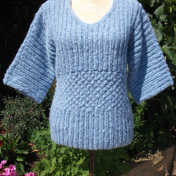 Rib & Trinity Stitch Sweater
