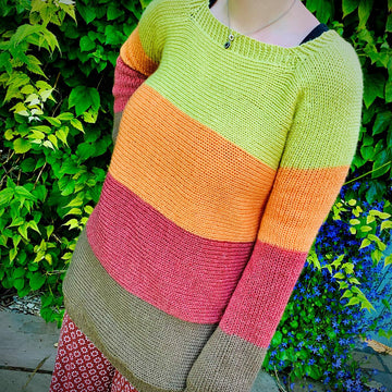 Sunset Sweater - Circular Machine Knitting Pattern