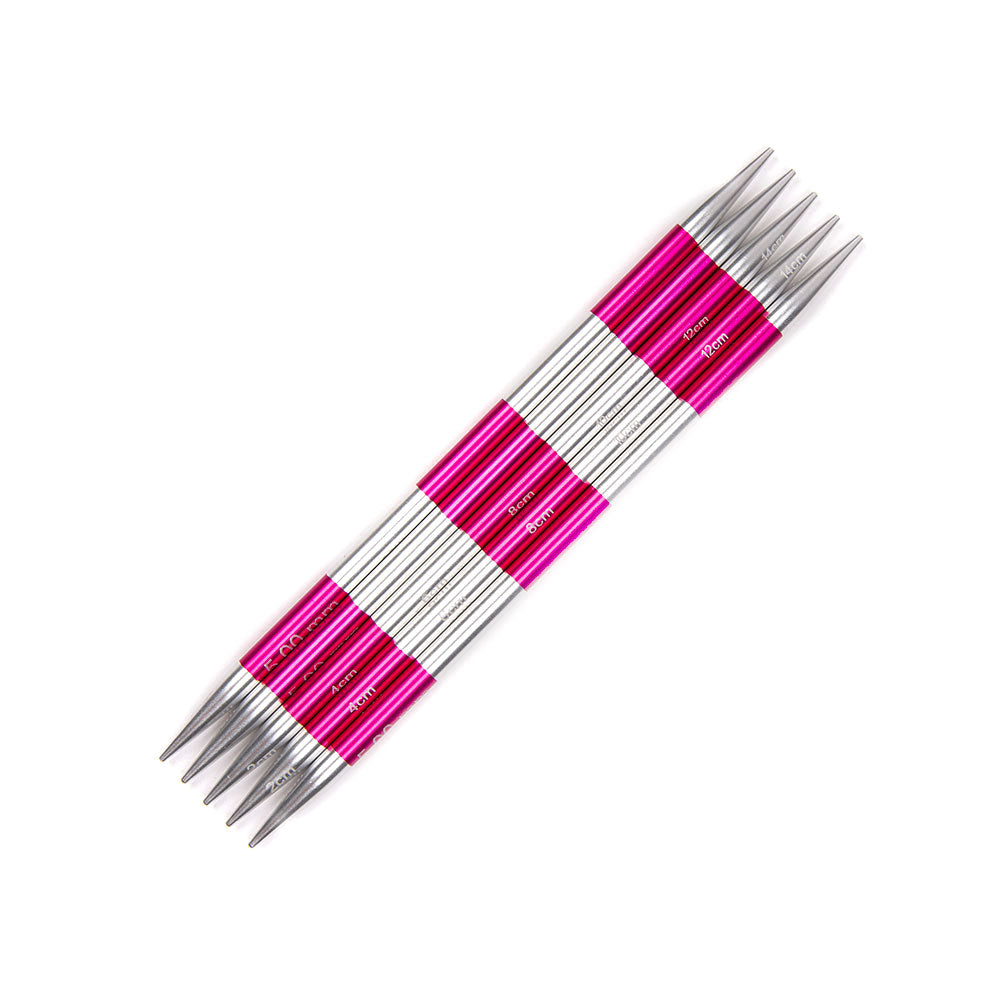 KnitPro Smartstix Pink Double Point Needles 14cm (5.5in) (Set of 5)