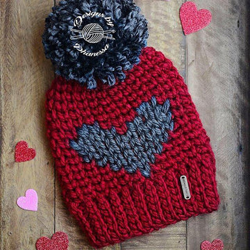 Big Heart Slouch Beanie