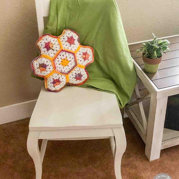 Granny Hexagon Pillow