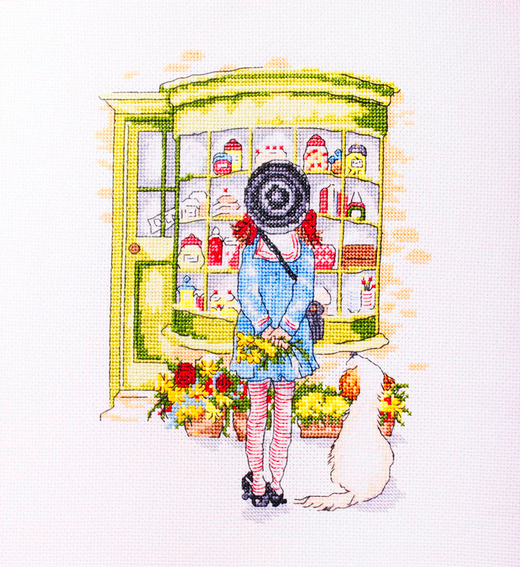 Creative World of Crafts The Old Sweet Shop Cross Stitch Kit - One Size