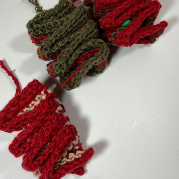 Ribbon Candy Christmas Ornament