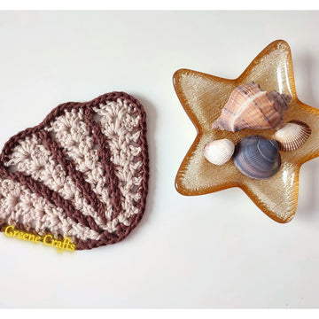 Scallop Coasters or Applique - Summer Crochet Pattern