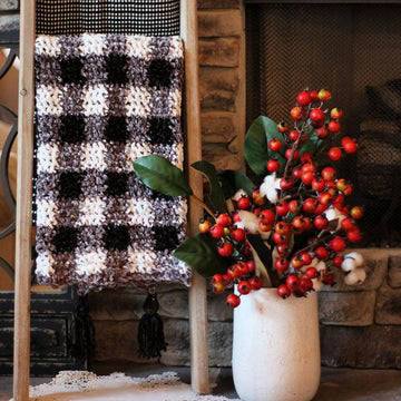 Velvet Plaid Blanket