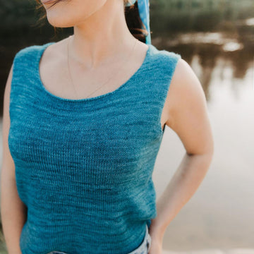 Summer waves tank top