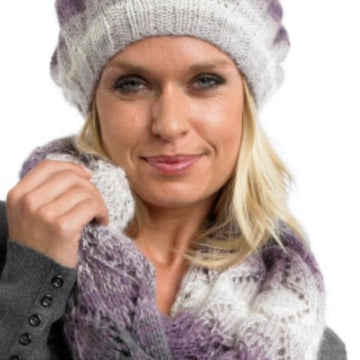 Beret Style Hat and Cowl/Scarf *Knitting Pattern*