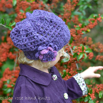 Baby, Child, Adult 'Damson Tweed' Slouchy