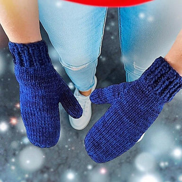Basic 2 Needle Adult Mittens