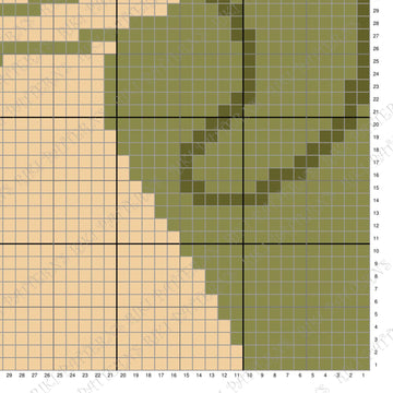 Corner-to-Corner Jabba The Hutt Blanket Slug Graph Bounty Hunter Throw CROCHET PATTERN