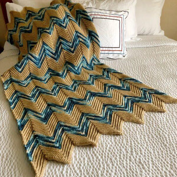 Crochet Chevron Blanket Pattern