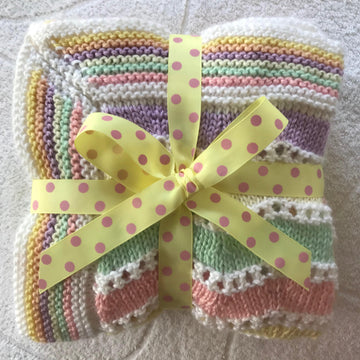 Ice Cream Sundae Ripple Baby Blanket