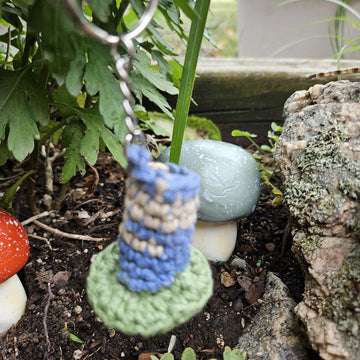 Mushroom Lip Balm Keychain or Charm