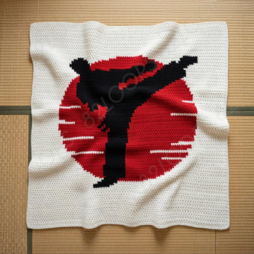 Martial Arts Baby Blanket SC Pattern